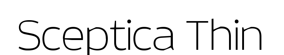 Sceptica Thin Font Download Free